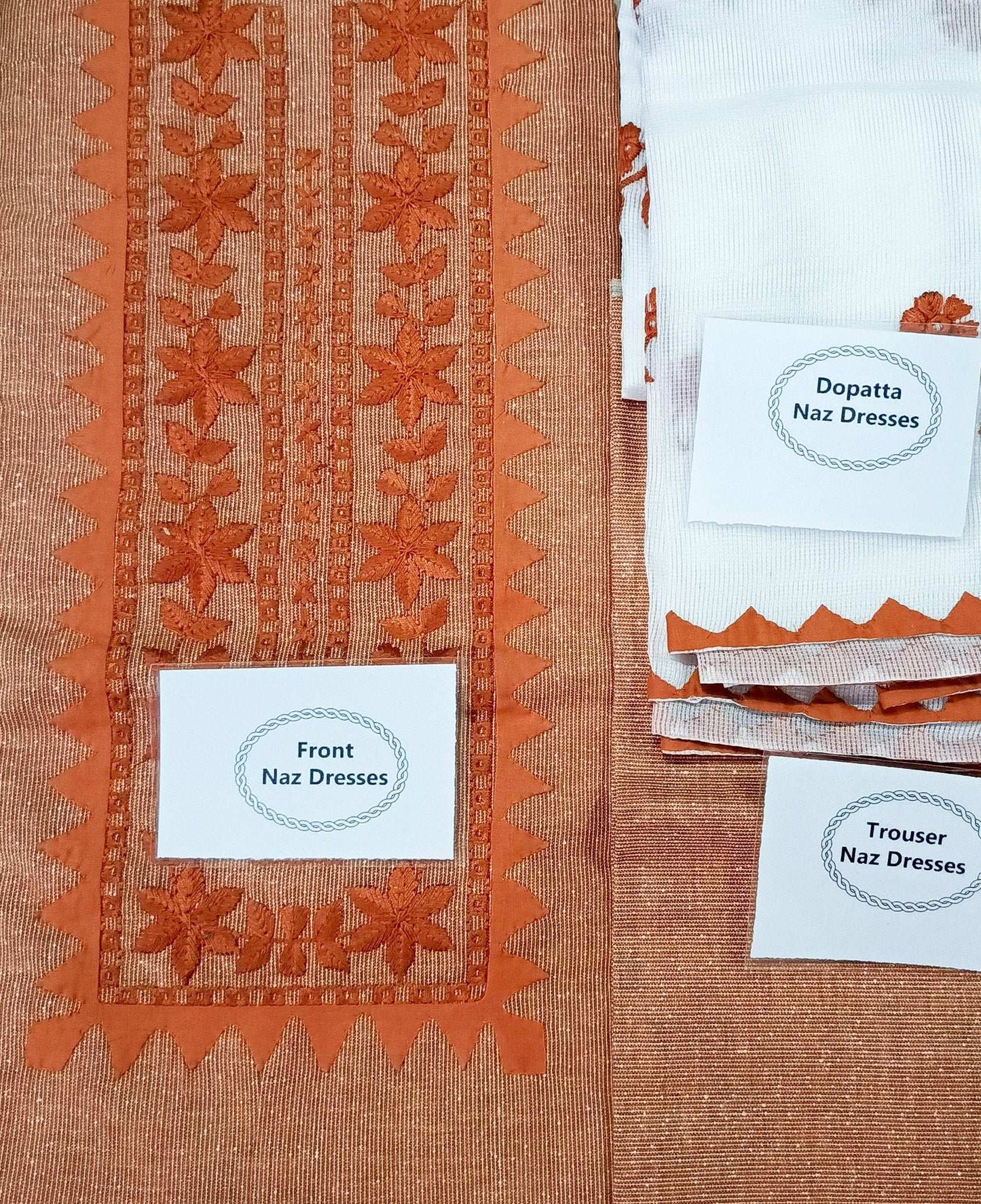 Manaz Hand Embroidery 3 Piece Lawn Summer wear Collection