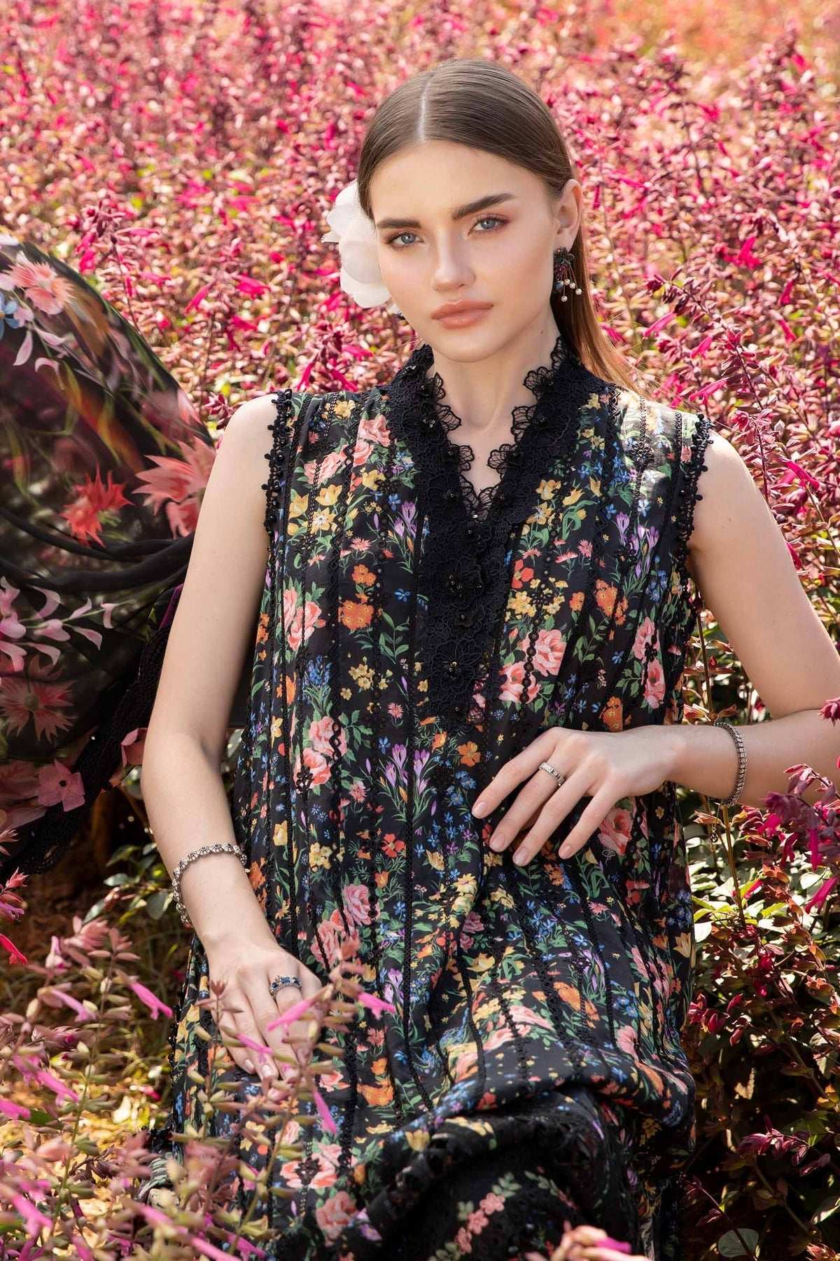 Maria B Pure Embroidered Lawn 3 Piece