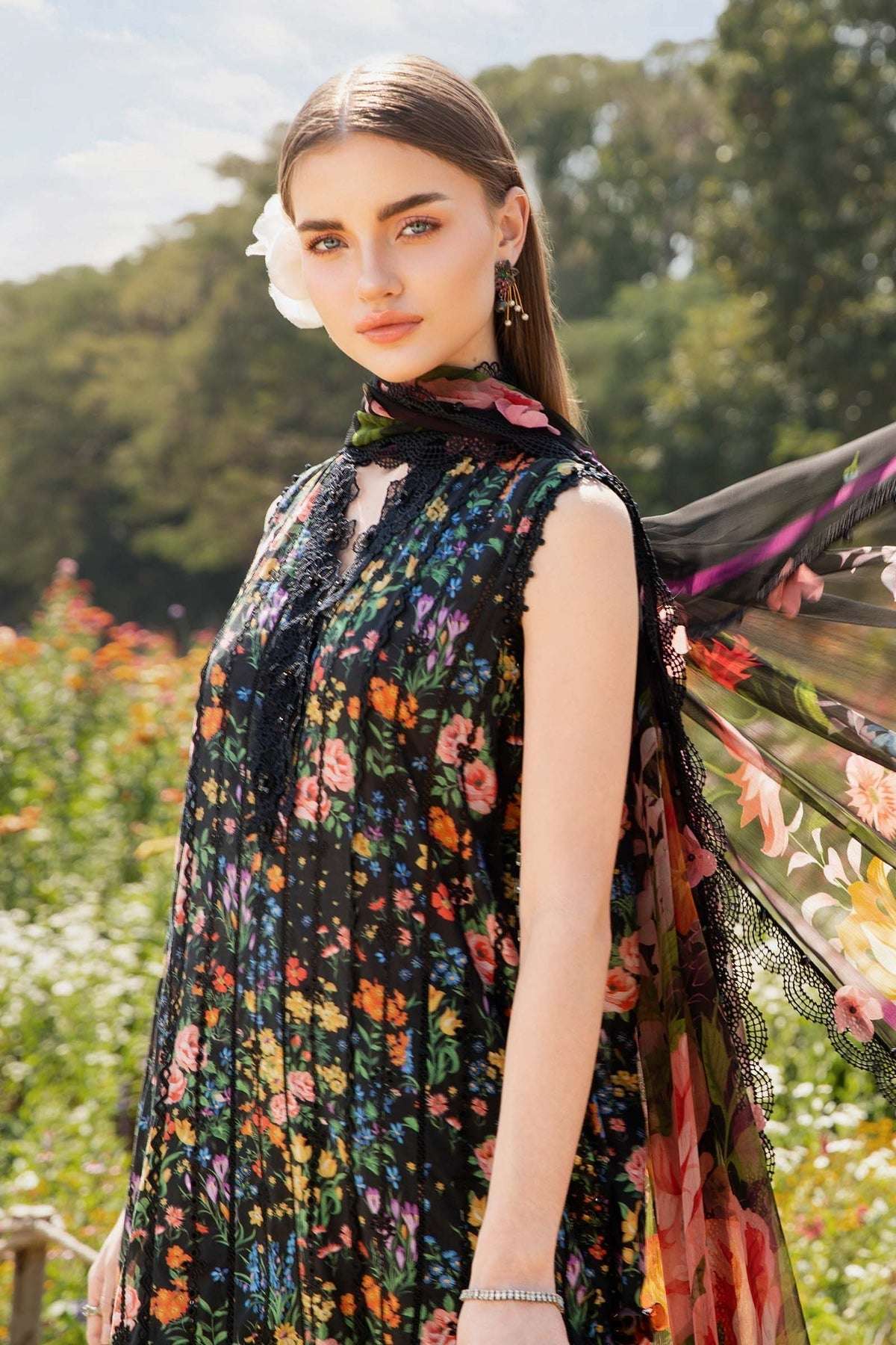 Maria B Pure Embroidered Lawn 3 Piece