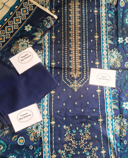 Nisha by Nishat Lawn 3 Piece