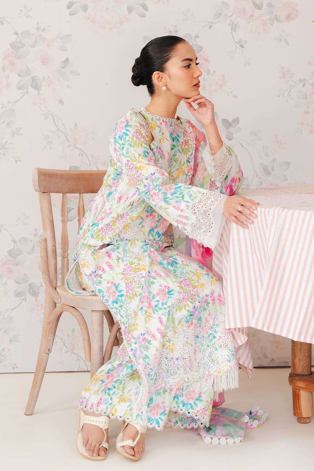 Afroze Embroidered Pure Lawn 3 Piece