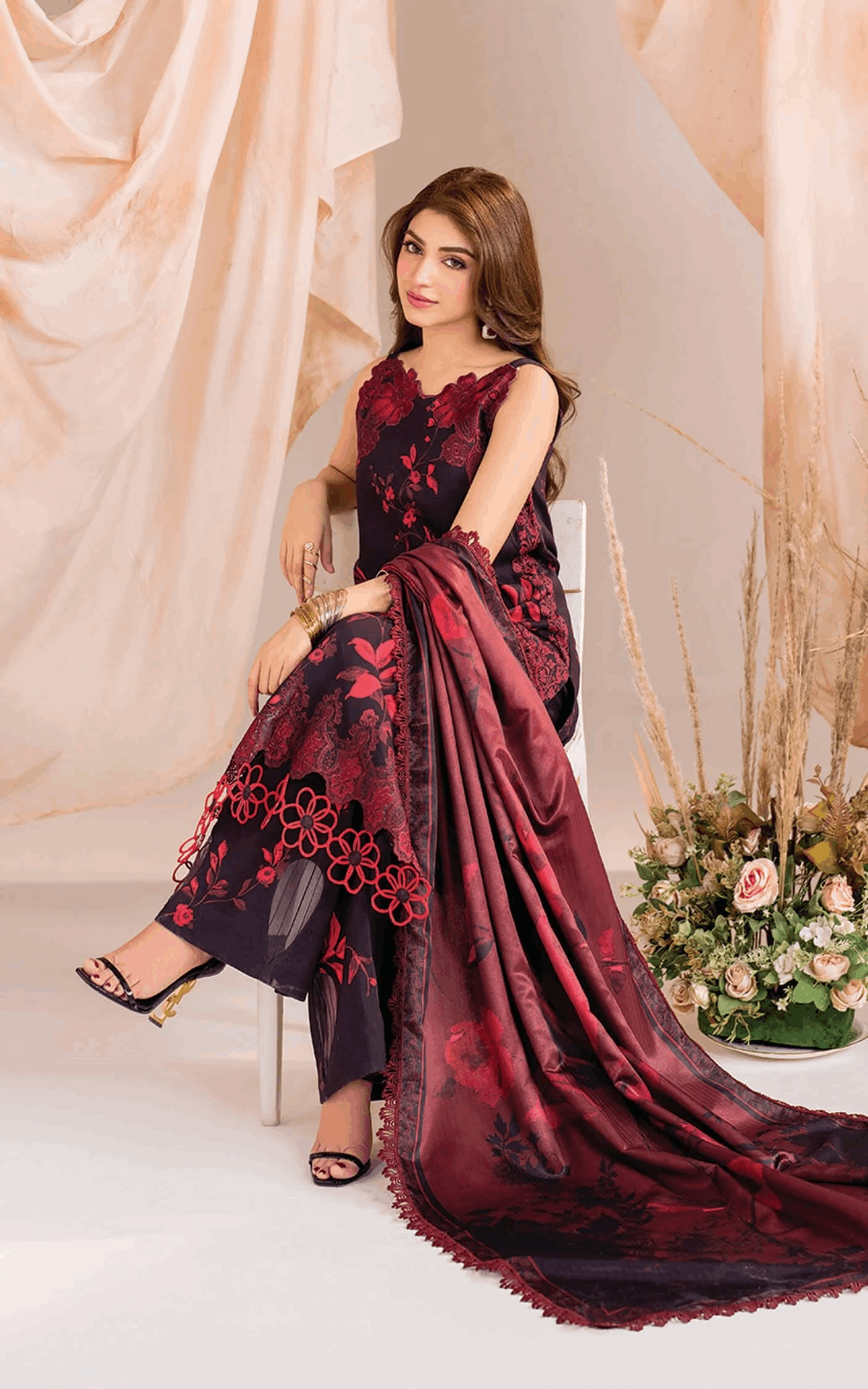Asifa Nabeel 3 Piece Lawn Embroidered Collection