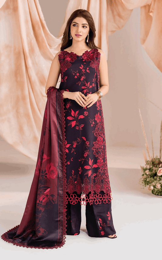 Asifa Nabeel 3 Piece Lawn Embroidered Collection