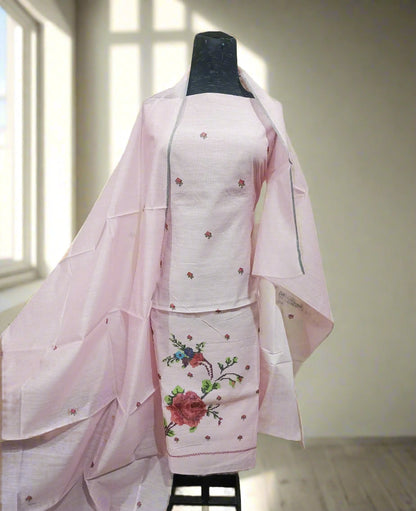 Manaz Paper cotton 2 Piece Beautiful Cross stich Hand Embroidery