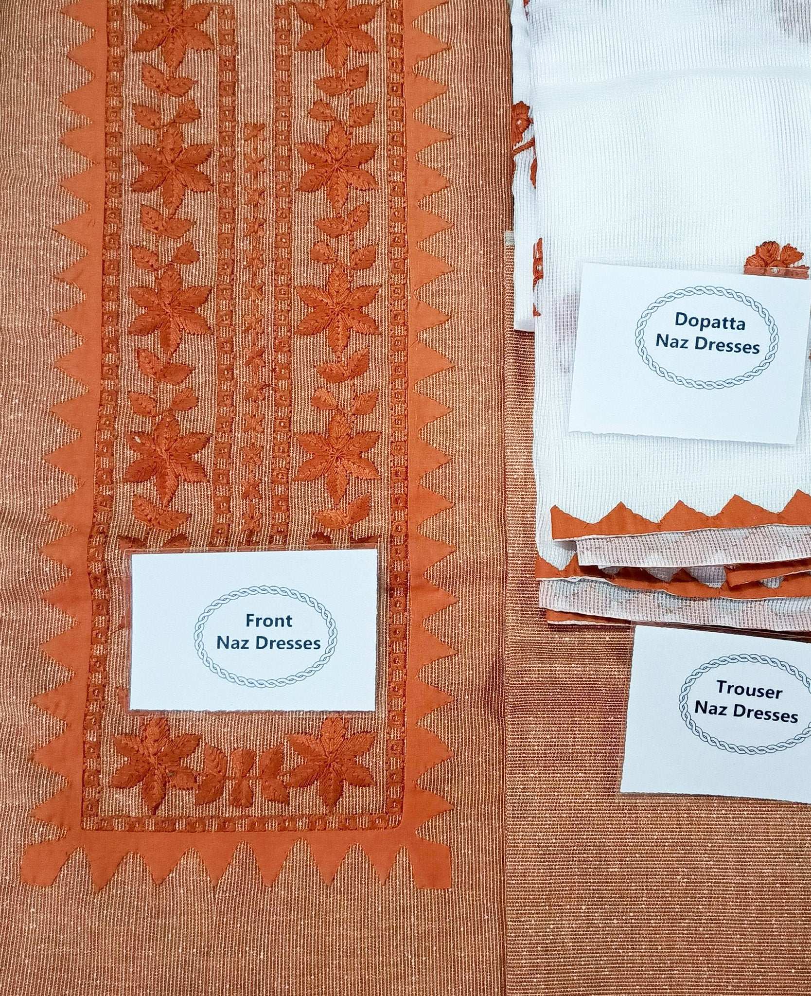 Manaz Hand Embroidery 3 Piece Lawn Summer wear Collection