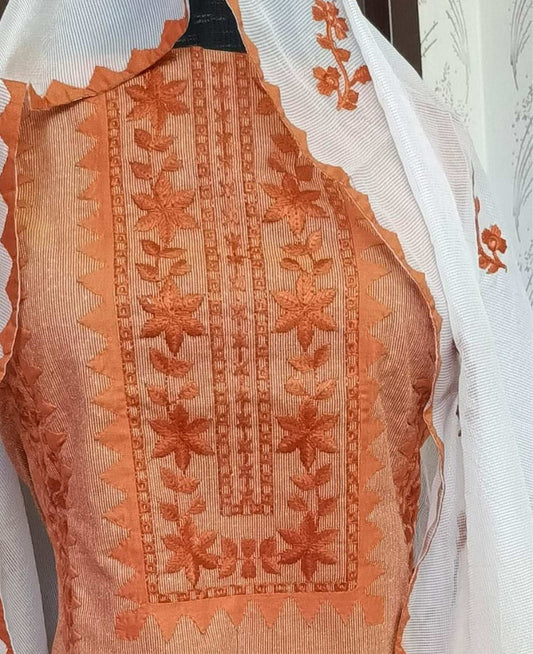 Manaz Hand Embroidery 3 Piece Lawn Summer wear Collection