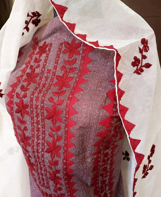 Manaz Hand Embroidery 3 Piece Lawn Summer wear Collection