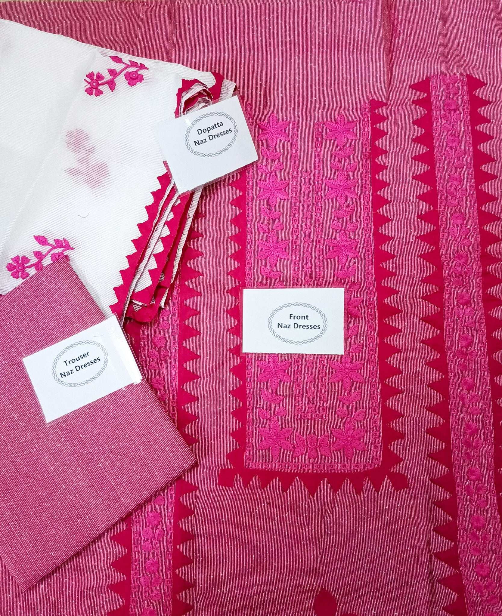 Manaz Hand Embroidery 3 Piece Lawn Summer wear Collection