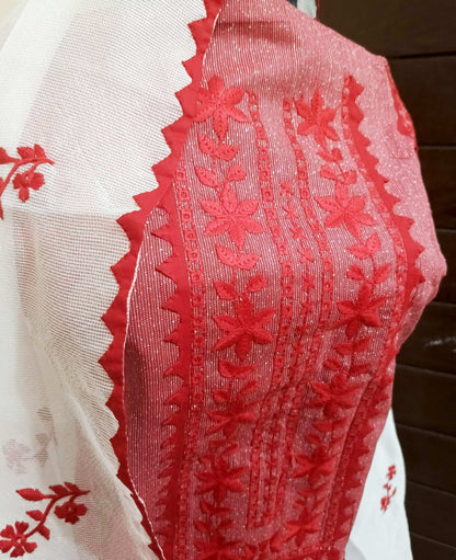 Manaz Hand Embroidery 3 Piece Lawn Summer wear Collection