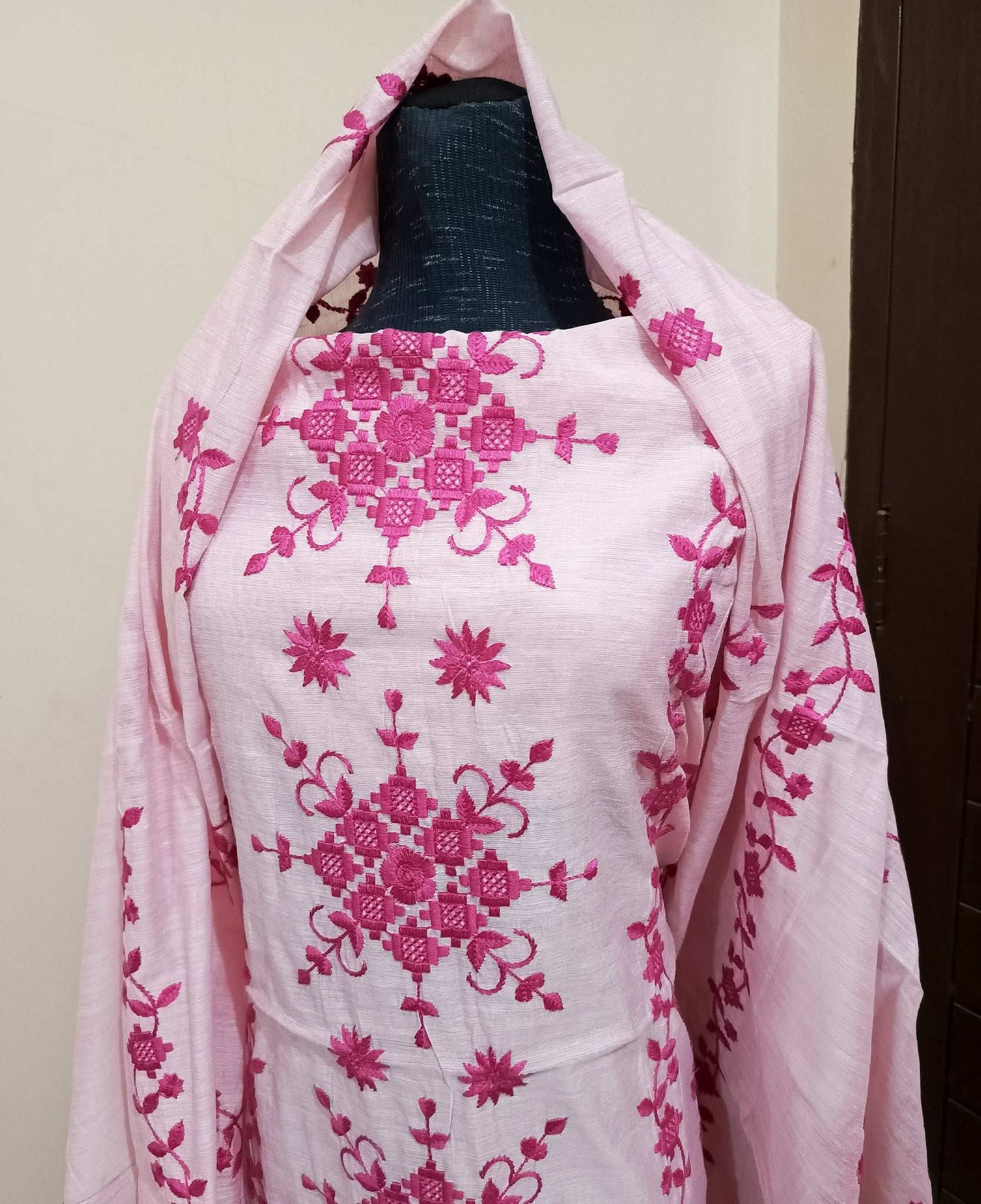 Manaz Paper cotton 2 Piece with Beautiful Patches