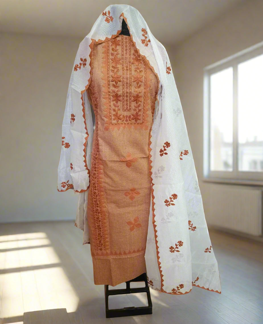 Manaz Hand Embroidery 3 Piece Lawn Summer wear Collection