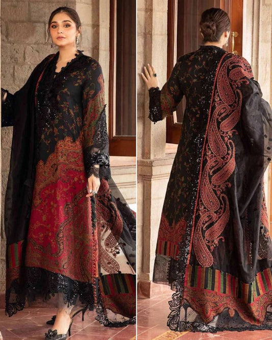 Maria B Multi Pure Printed Lawn 3 Piece