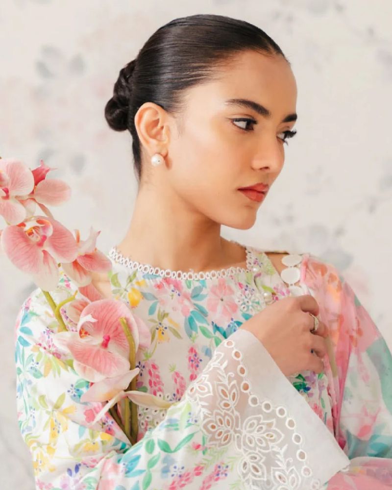 Maria B Embroidered Pure Lawn 3 Pc Unstitched