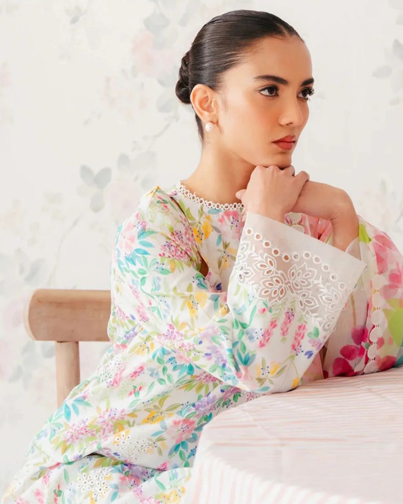 Maria B Embroidered Pure Lawn 3 Pc Unstitched