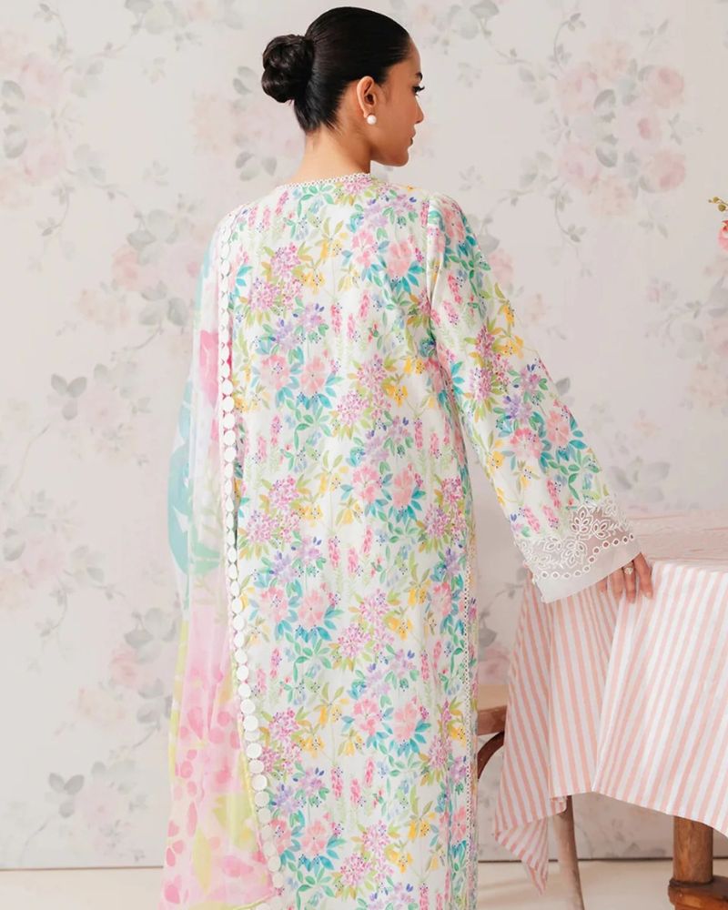 Maria B Embroidered Pure Lawn 3 Pc Unstitched
