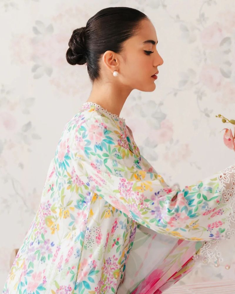 Maria B Embroidered Pure Lawn 3 Pc Unstitched