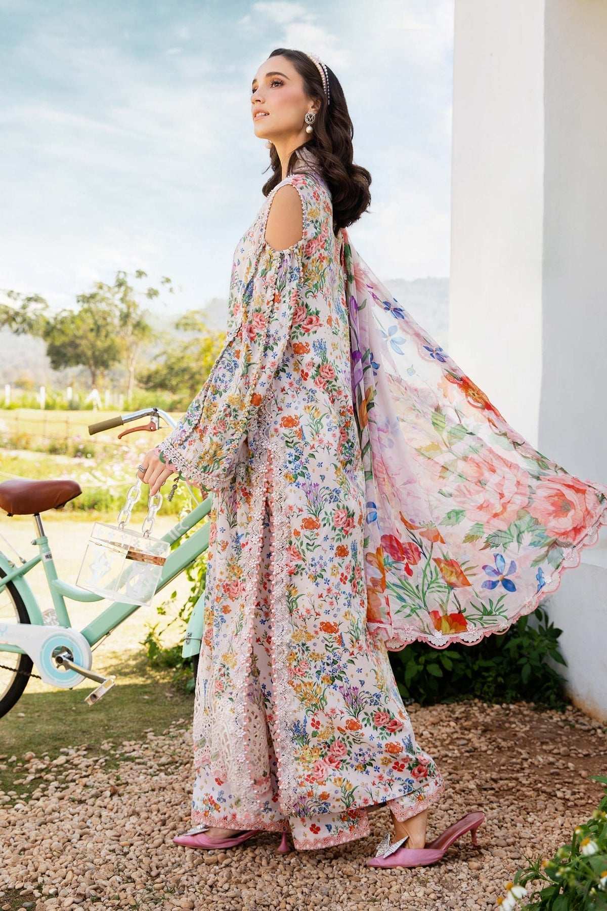 Maria B Pure Embroidered Lawn 3 Piece