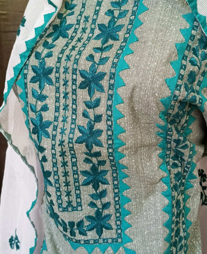 Manaz Hand Embroidery 3 Piece Lawn Summer wear Collection